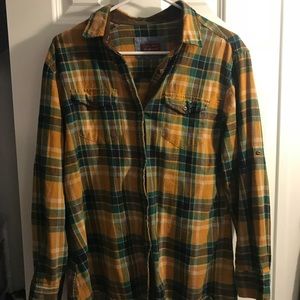 Flannel button down